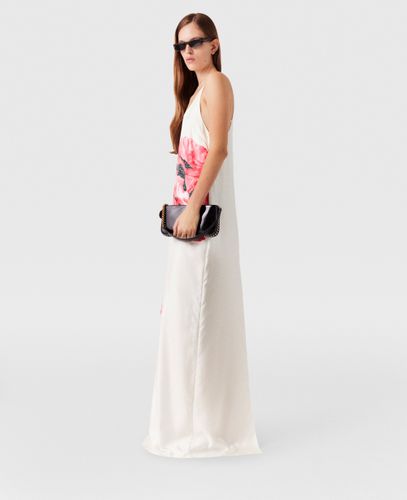 Robe longue avec imprime coquelicot, , , Taille: 42 - Stella McCartney - Modalova