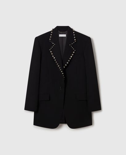 Blazer ornemente en laine, , , Taille: 38 - Stella McCartney - Modalova
