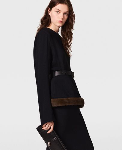 Robe midi noire superposée, , Taille: 36 - Stella McCartney - Modalova
