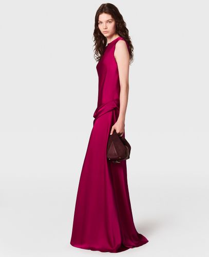 Robe de soirée drapée en satin, , Taille: 34 - Stella McCartney - Modalova