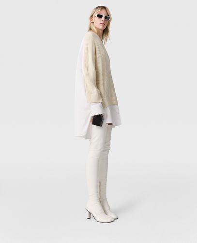Pull chemise a col en V hybride, , , Taille: L - Stella McCartney - Modalova