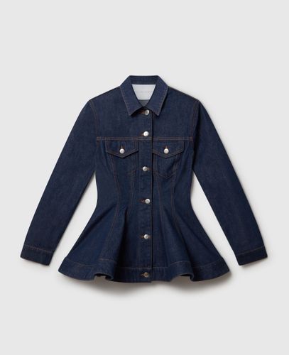 Veste en denim à basque, , Taille: L - Stella McCartney - Modalova