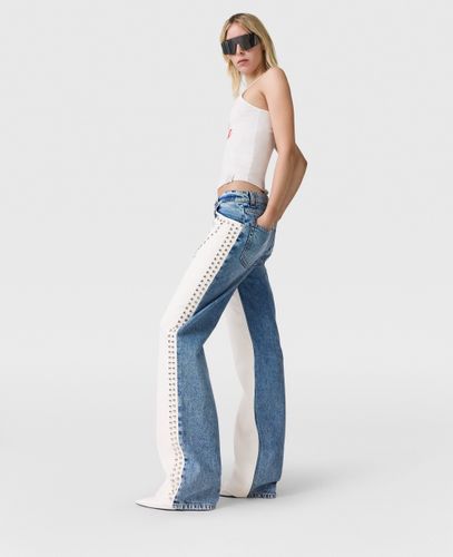 Jean droit cloute a chaps, , /, Taille: 26 - Stella McCartney - Modalova