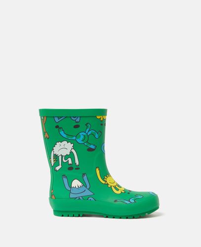 Bottes de pluie graphiques Amis de la Terre, , Taille: 28 - Stella McCartney - Modalova