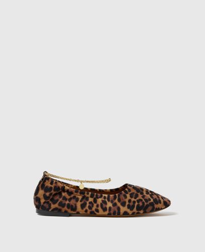 Ballerines en velours avec detail chaine, , Taille: 39 - Stella McCartney - Modalova