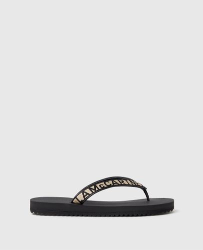 Sandales a entredoigt en toile Logo, , Taille: 35 - Stella McCartney - Modalova