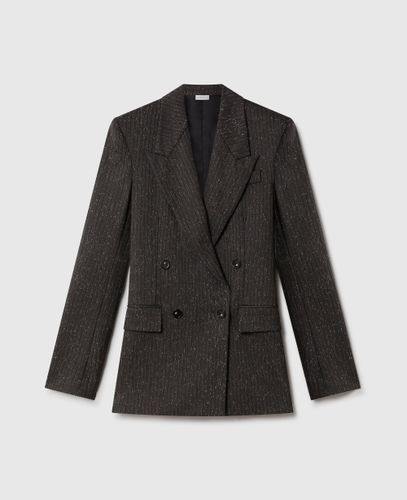 Blazer croisé moucheté, , Taille: 38 - Stella McCartney - Modalova