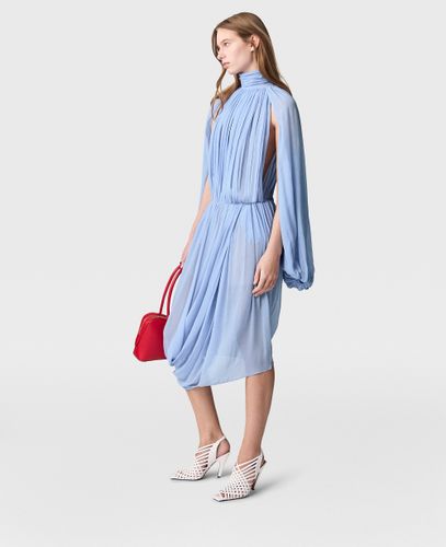 Robe midi plissee a col montant, , , Taille: 36 - Stella McCartney - Modalova