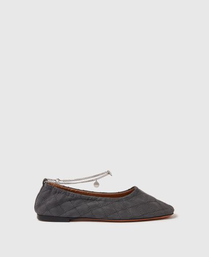 Ballerines matelassées avec chaîne à la cheville, , Taille: 41 - Stella McCartney - Modalova