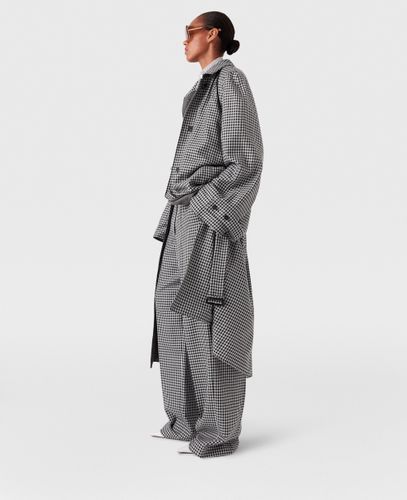 Pantalon droit a taille basse a carreaux, , , Taille: 42 - Stella McCartney - Modalova