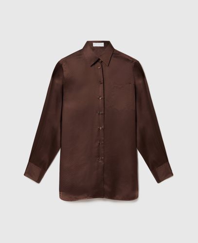 Chemise en jacquard de soie avec étoile, , Taille: 40 - Stella McCartney - Modalova