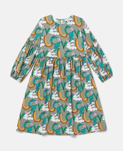 Robe a manches longues avec imprime Amis de la Terre, , Taille: 4 - Stella McCartney - Modalova