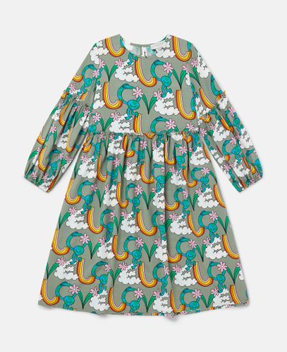Robe a manches longues avec imprime Amis de la Terre, , Taille: 8 - Stella McCartney - Modalova