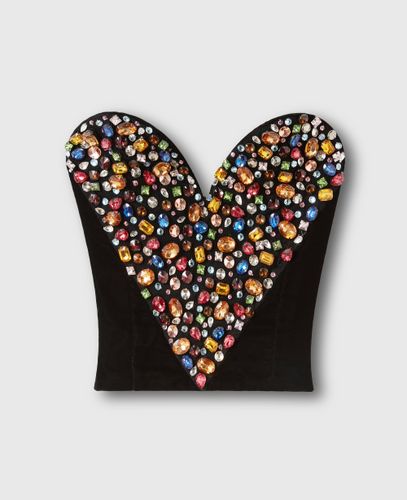 Haut bustier caur orné, , Taille: 40 - Stella McCartney - Modalova