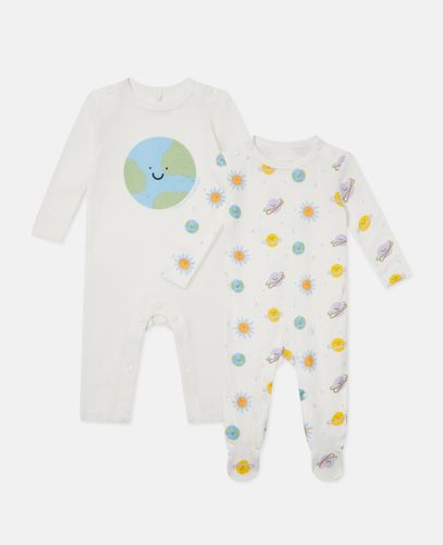 Ensemble de barboteuses avec imprime planetes, , Taille: 9m - Stella McCartney - Modalova