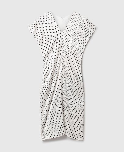 Robe midi a pois avec col en V, , Taille: 34 - Stella McCartney - Modalova