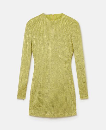 Mini robe a manches longues en dentelle et cristaux, , , Taille: 42 - Stella McCartney - Modalova