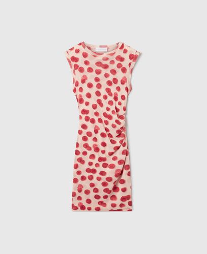 Mini robe en mesh avec imprime framboise, , Taille: XXS - Stella McCartney - Modalova