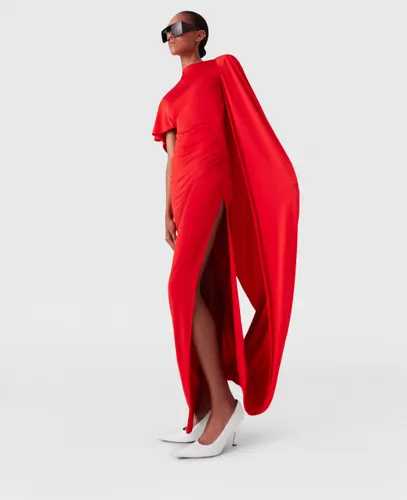 Robe cape asymetrique longue, , , Taille: 40 - Stella McCartney - Modalova