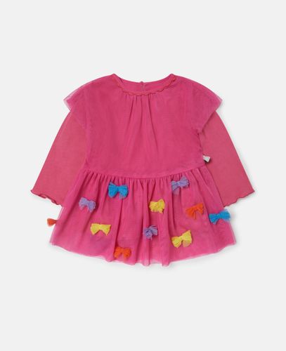 Robe a manches longues avec broderie noeud, , Taille: 3m - Stella McCartney - Modalova