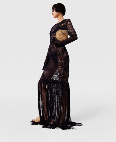 Robe longue a manches longues en crochet, , Taille: S - Stella McCartney - Modalova