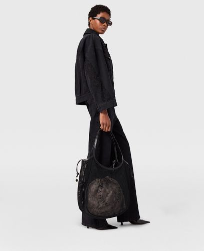 Veste en jean avec empiècements en dentelle, , , Taille: XS - Stella McCartney - Modalova