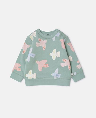 Sweat shirt a col ras du cou avec imprime colombes, , Taille: 9m - Stella McCartney - Modalova