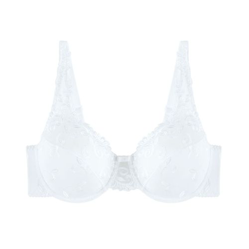 Soutien-gorge à armatures bonnet C, D et E blanc Duchesse - Pomm'Poire - Modalova