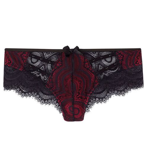 Shorty tanga noir/rouge La Bamba - Pomm'Poire - Modalova