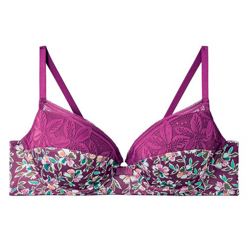 Soutien-gorge ampliforme coque moulée rose Paix - Pomm'Poire - Modalova