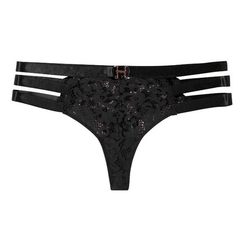 Shorty tanga noir Danger - Pomm'Poire - Modalova