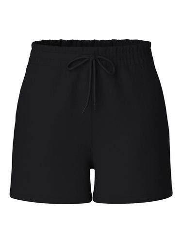 Taille Haute Shorts En Molleton - Pieces - Modalova