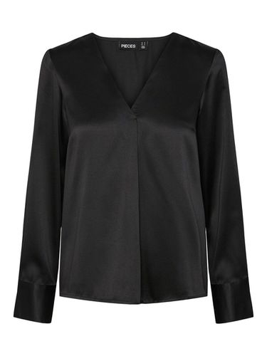 Pcsilja Satin Blouse - Pieces - Modalova