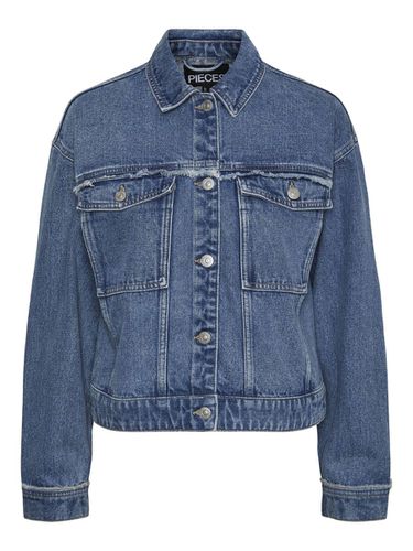 Pcalfi Veste En Jean - Pieces - Modalova