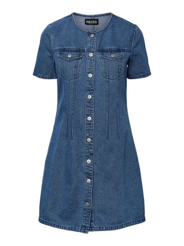 Pctara Robe En Jean - Pieces - Modalova