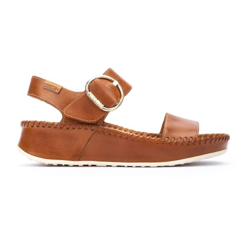 Sandales à semelles compensées en cuir MARINA W1C - Pikolinos - Modalova