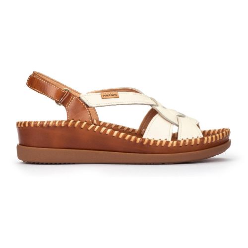 Sandales à semelles compensées en cuir CADAQUES W8K - Pikolinos - Modalova