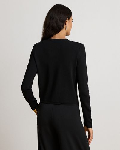 Veste-pull courte à col rond - Lauren - Modalova