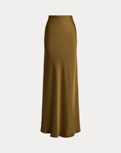 Maxi jupe en charmeuse de satin - Lauren - Modalova