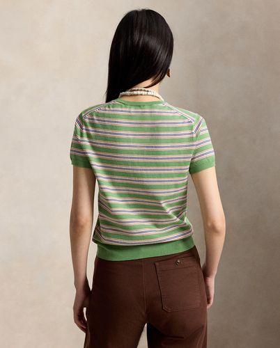 Pull rayé à manches courtes - Polo Ralph Lauren - Modalova