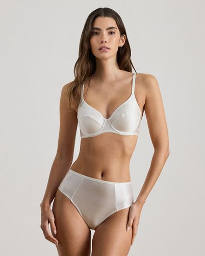 Soutien-gorge plongeant en satin - Lauren - Modalova