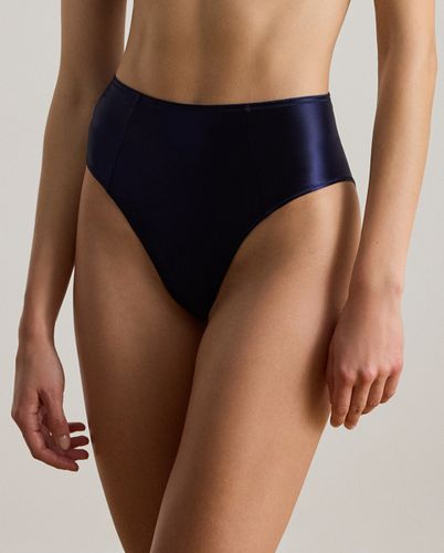 Culotte taille haute en satin - Lauren - Modalova