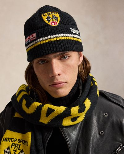 Bonnet Racing en tricot côtelé - Polo Ralph Lauren - Modalova