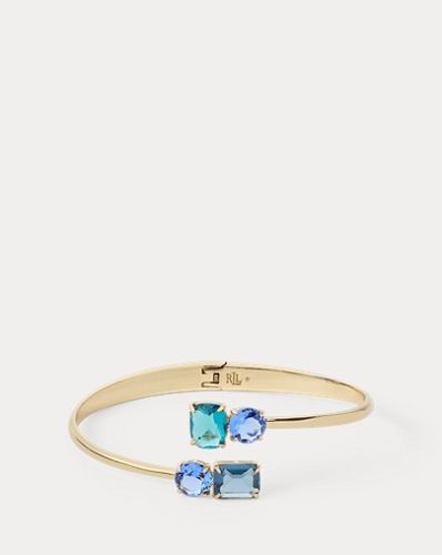 Bracelet à charnière plaqué or pierres - Lauren - Modalova