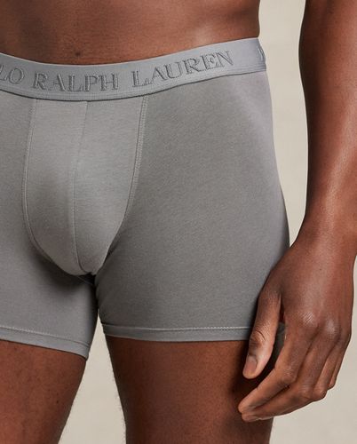 Lot de trois slips boxers coton stretch - Polo Ralph Lauren - Modalova