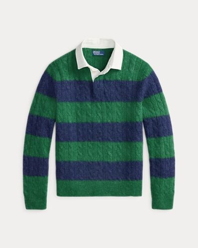 Pull de rugby rayé torsadé - Polo Ralph Lauren - Modalova