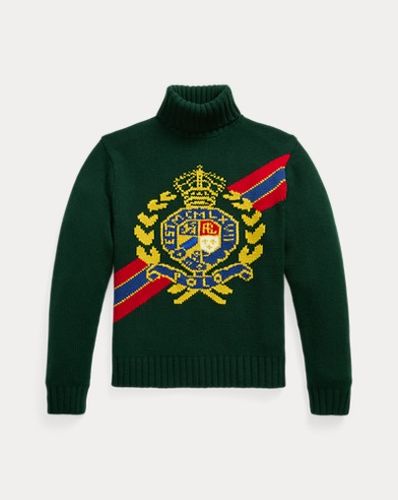Pull en laine et coton à écusson Polo - Polo Ralph Lauren - Modalova