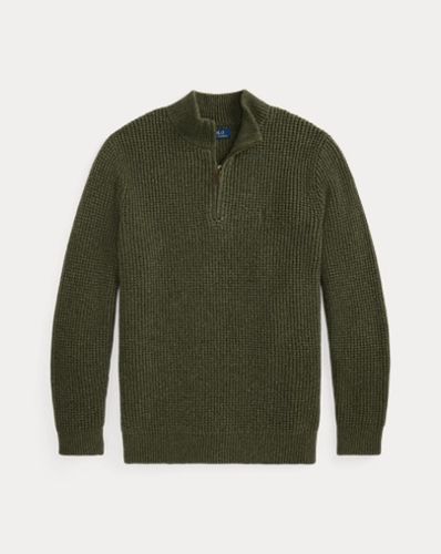 Grandes Tailles - Pull en laine et coton tricot gaufré - Big & Tall - Modalova