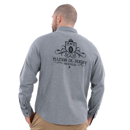 Chemise à manches longues Maison de Rugby gris chiné - Ruckfield - Modalova