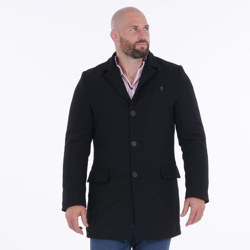 Manteau drap de laine noir - Ruckfield - Modalova